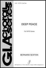 Deep Peace SATB choral sheet music cover